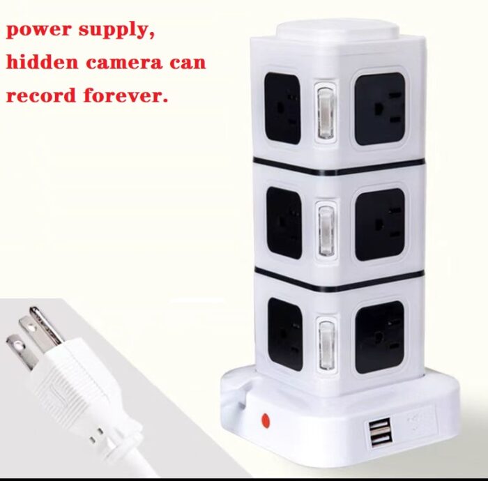 Wifi Power Strip Spy Camera 4K HD Hidden Spy Camera 128GB